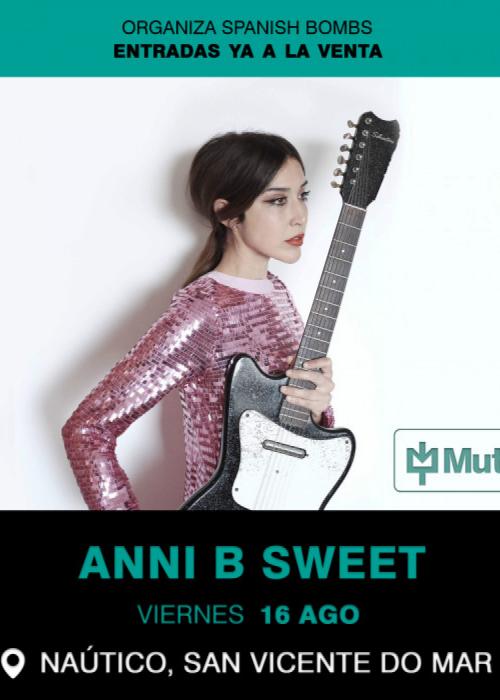 Cartel de Concierto de Anni B Sweet en O Grove