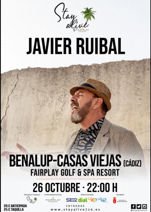 Cartel de Concierto de Javier Ruibal en Benalup-Casas Viejas