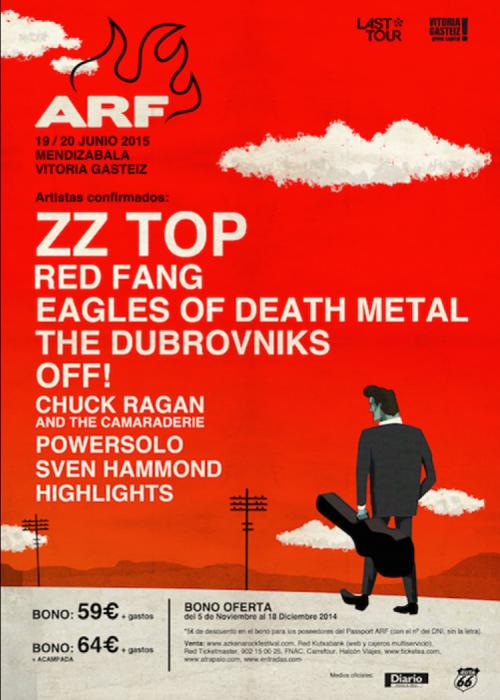 Cartel de Festival Azkena Rock 2015 