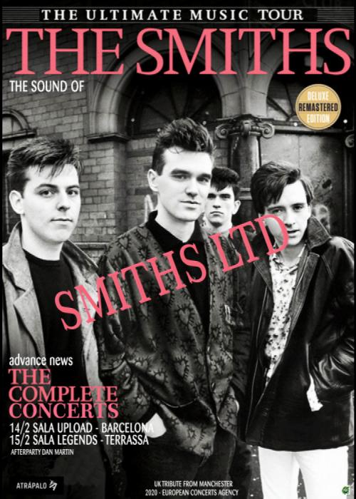 Cartel de Concierto de The Smiths LTD en Terrassa