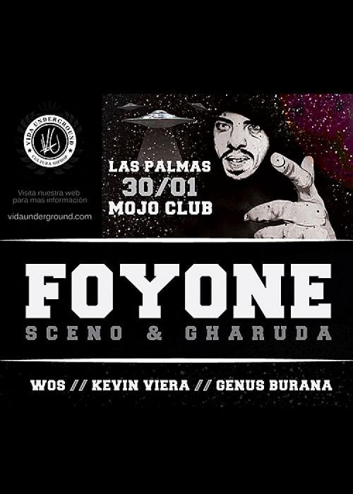 Cartel de Concierto de Foyone en Las Palmas