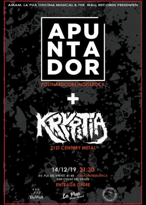 Cartel de Concierto de Apuntador en Sant Cugat del Vallès