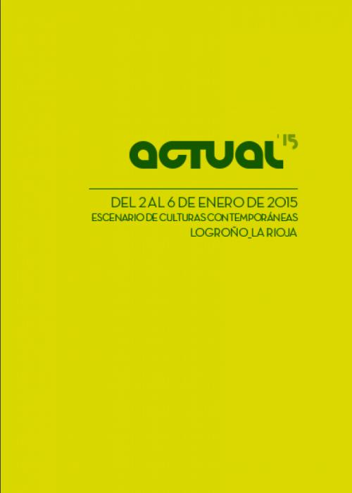 Cartel de Festival Actual 2015