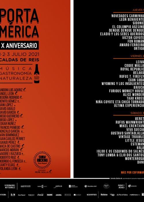 Cartel de Festival Portamérica 2021