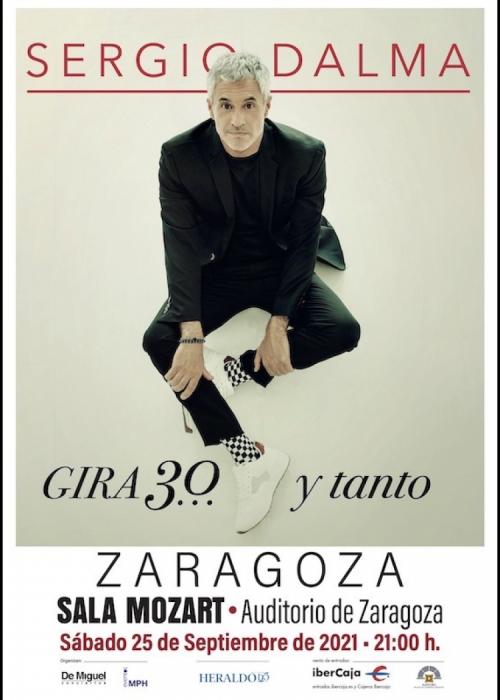 Cartel de Concierto de Sergio Dalma en Zaragoza