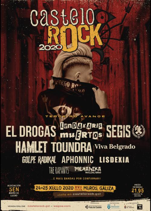 Cartel de Festival Castelo Rock 2020