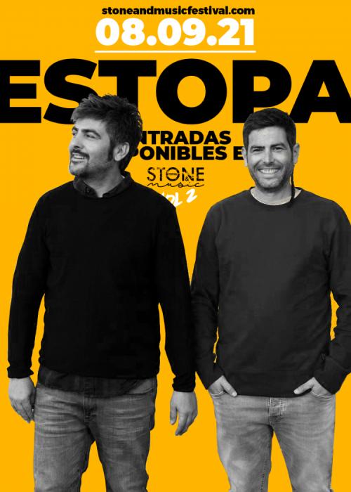 Cartel de Concierto de Estopa en Mérida