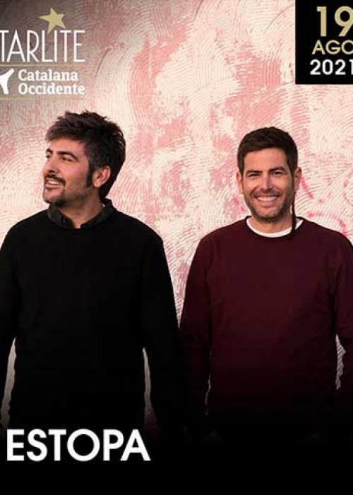 Cartel de Concierto de Estopa en Marbella