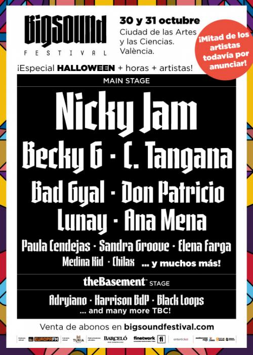 Cartel de Big Sound Festival 2020 (Aplazado)