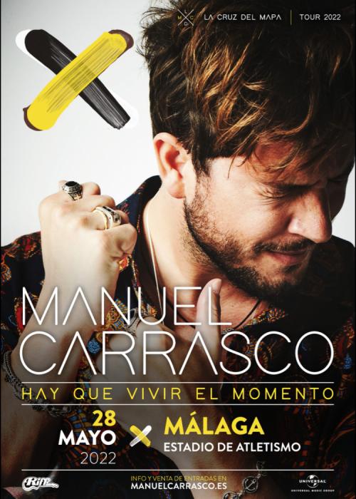 Cartel de Concierto de Manuel Carrasco en Málaga