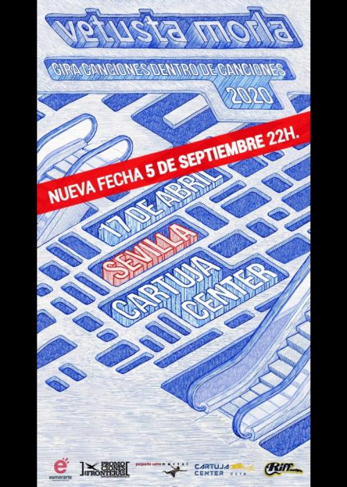 Cartel de Concierto de Vetusta Morla en Sevilla