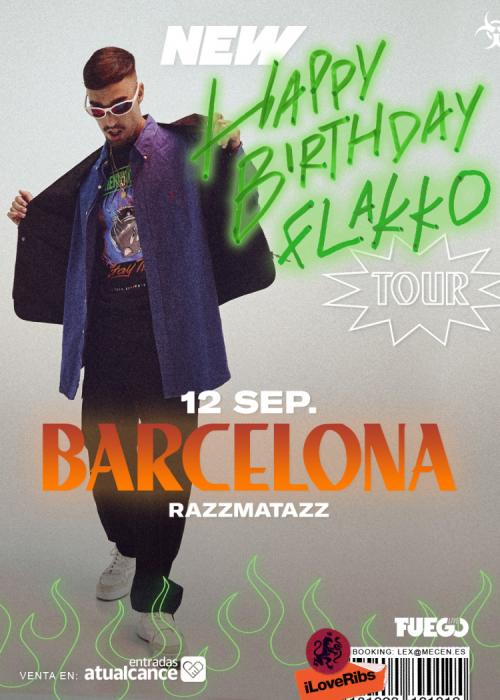 Cartel de Concierto de Rels B en Barcelona