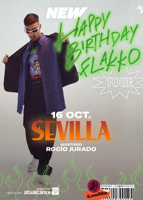 Cartel de Concierto de Rels B en Sevilla