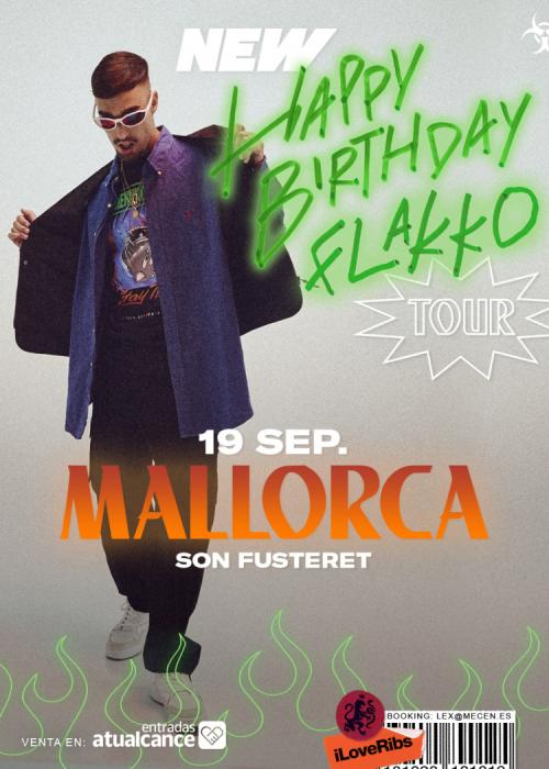 Cartel de Concierto de Rels B en Palma de Mallorca