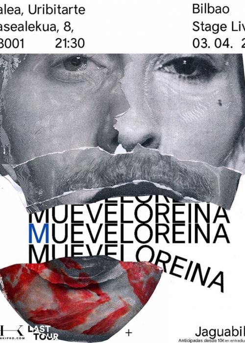 Cartel de Concierto de Mueveloreina en Bilbao (Aplazado)