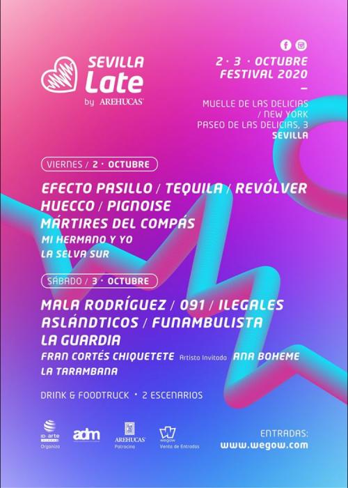 Cartel de Festival Sevilla Late 2020