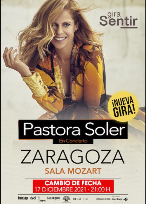 Cartel de Concierto de Pastora Soler en Zaragoza
