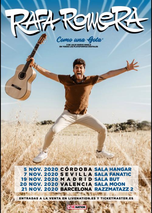 Cartel de Concierto de Rafa Romera en Córdoba