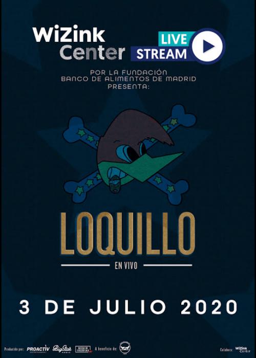 Cartel de Concierto de Loquillo en Madrid