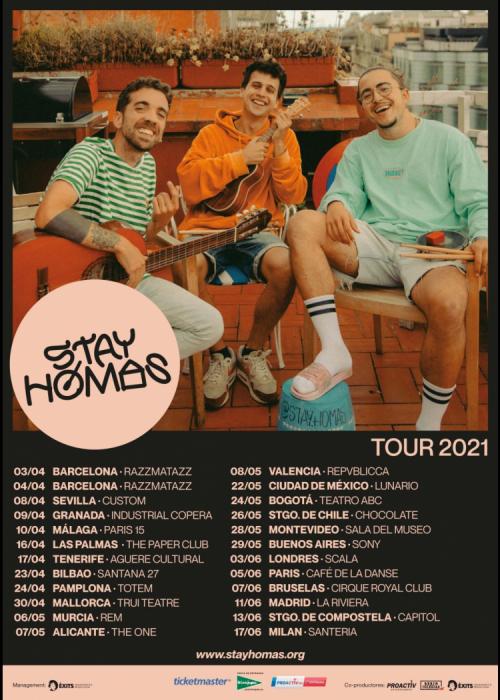 Cartel de Concierto de Stay Homas en Bilbao