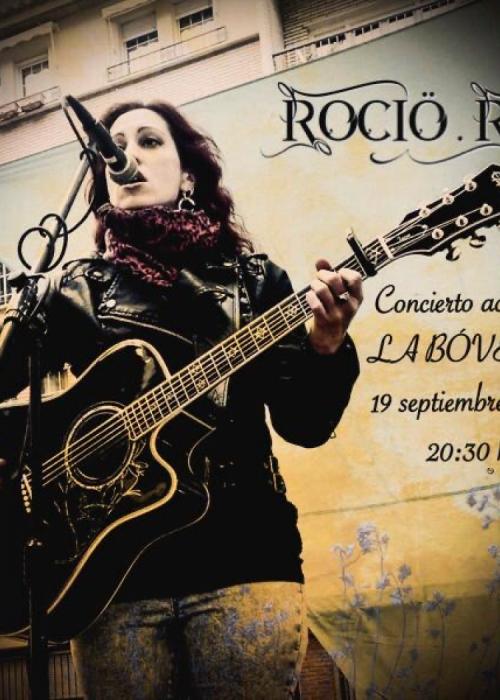 Cartel de Conciertos de Autor en La Boveda Rocio Ro