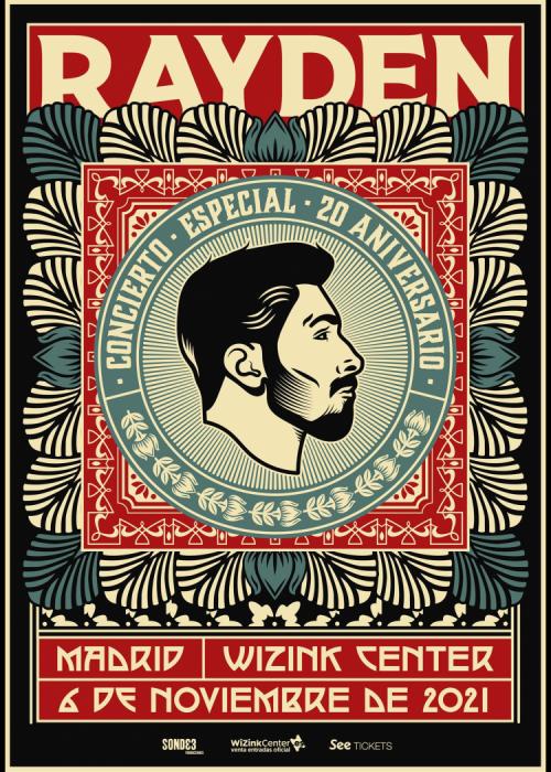 Cartel de Concierto de Rayden en Madrid