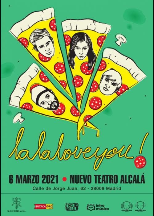 Cartel de Concierto de La La Love You en Madrid