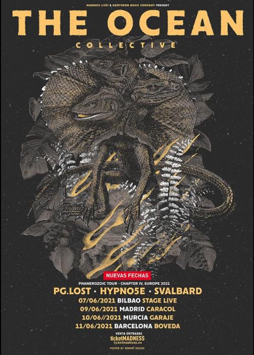 Cartel de Concierto de The Ocean en Bilbao