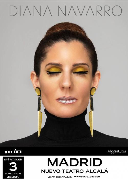 Cartel de Concierto de Diana Navarro en Madrid