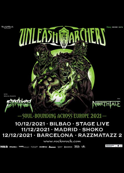 Cartel de Concierto de Unleash The Archers en Madrid
