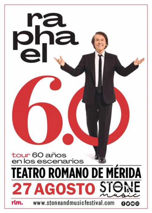 Cartel de Concierto de Raphael en Mérida