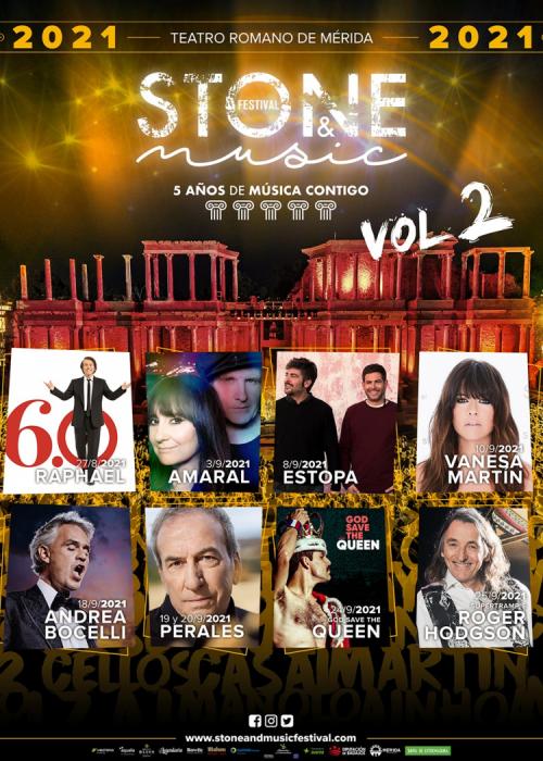 Cartel de Concierto de Vanesa Martín en Mérida