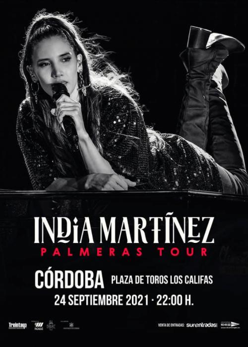 Cartel de Concierto de India Martínez en Córdoba