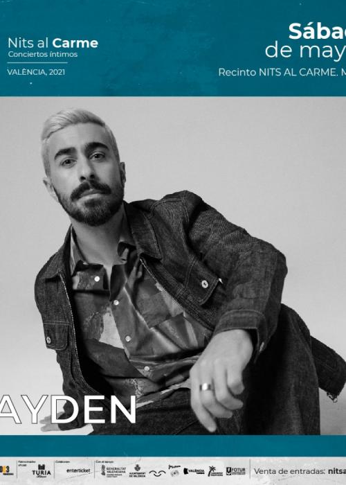 Cartel de Concierto de Rayden en Valencia