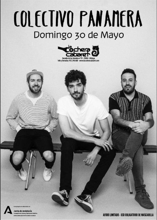Cartel de Concierto de Colectivo Panamera en Málaga