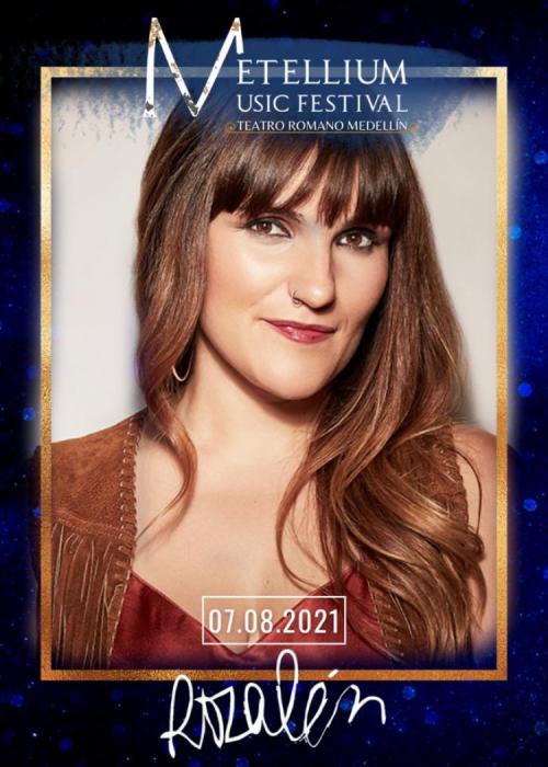 Cartel de Concierto de Rozalén en Medellín (Badajoz)