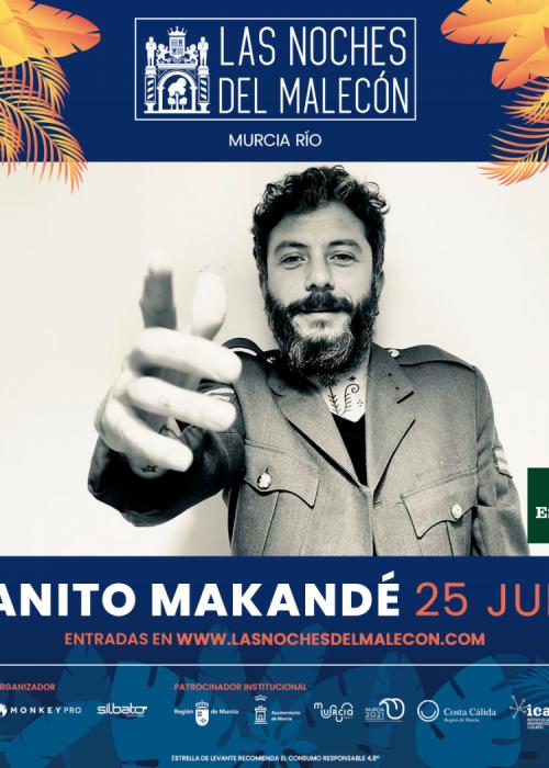 Cartel de Concierto de Juanito Makandé en Murcia