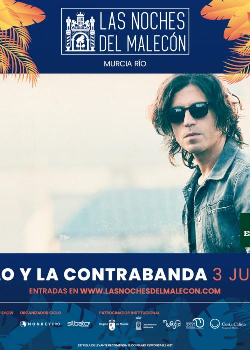 Cartel de Concierto de Rulo y La Contrabanda en Murcia