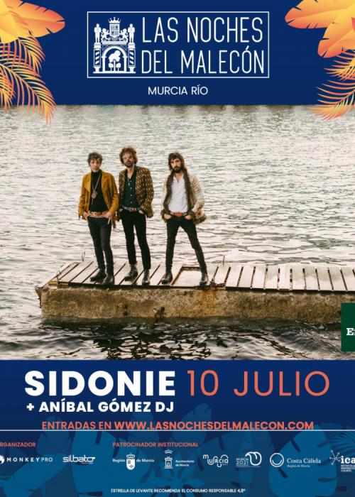 Cartel de Concierto de Sidonie en Murcia