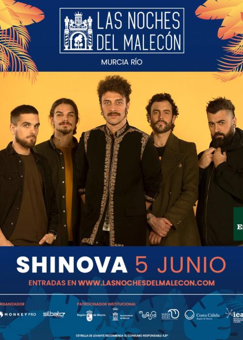 Cartel de Concierto de Shinova en Murcia