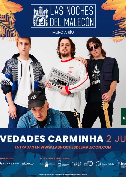 Cartel de Concierto de Novedades Carminha en Murcia