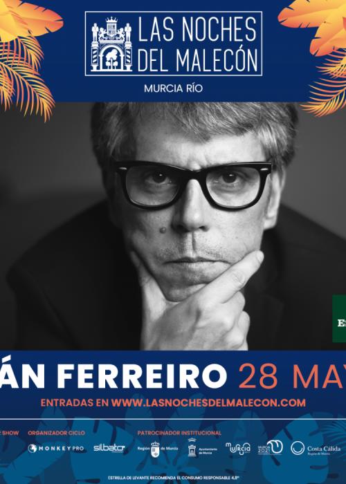 Cartel de Concierto de Iván Ferreiro en Murcia