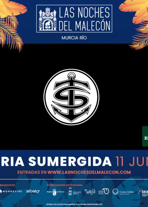 Cartel de Concierto de Iberia Sumergida en Murcia