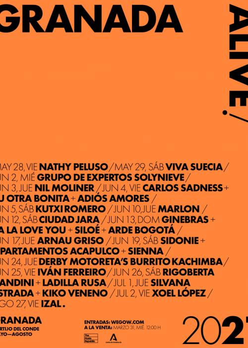 Cartel de Concierto de Marlon en Granada