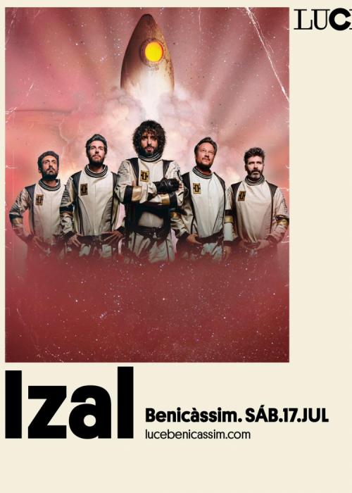 Cartel de Concierto de Izal en Benicasim/Benicàssim