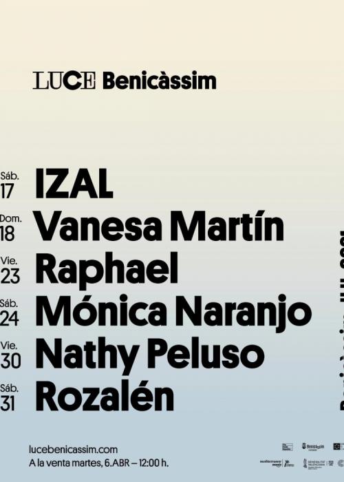 Cartel de Concierto de Vanesa Martín en Benicasim/Benicàssim