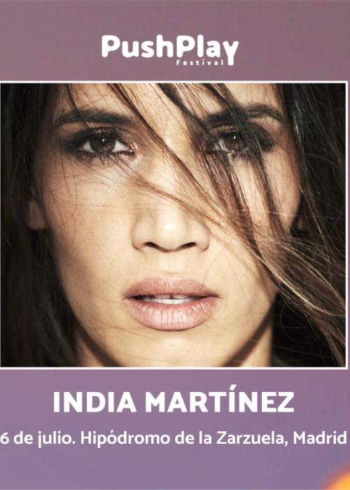 Cartel de Concierto de India Martínez en Madrid