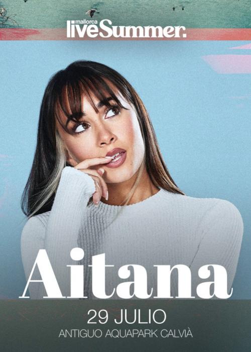 Cartel de Concierto de Aitana en Calvià