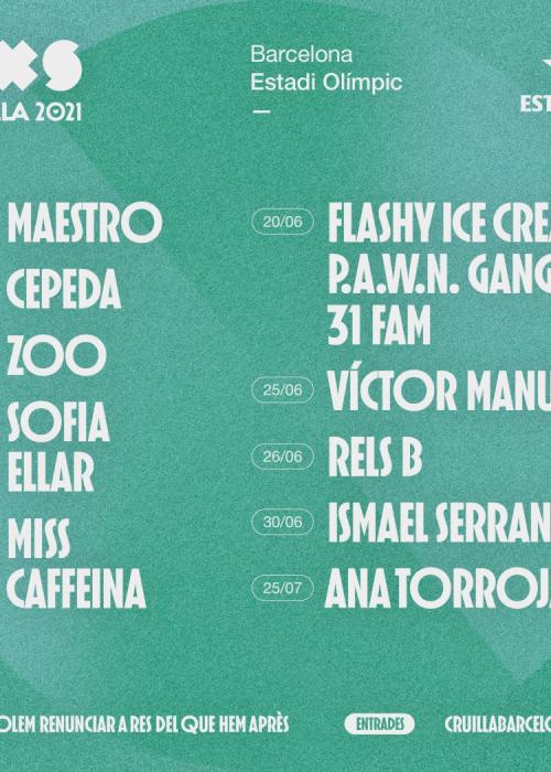 Cartel de Concierto de Ana Torroja en Barcelona