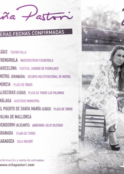 Cartel de Concierto de Niña Pastori en Murcia